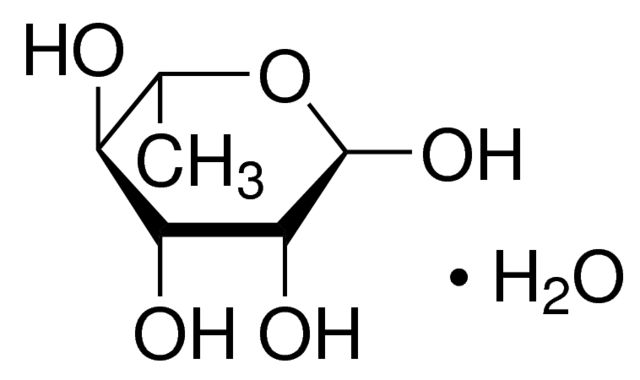 L-鼠李糖一水合物/10030-85-0分子结构式
