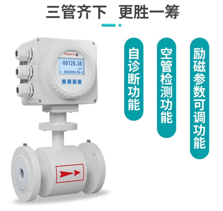 米科SUP-FMC240电磁流量计三管齐下
