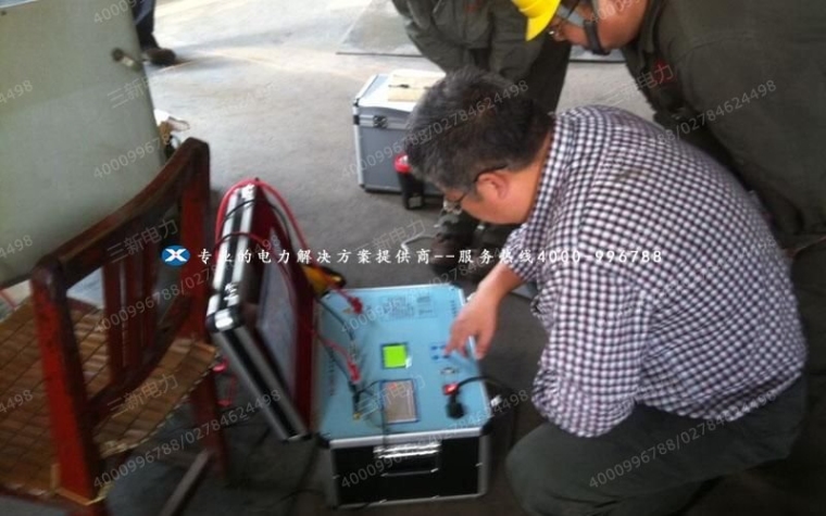 安钢集团真空度测试仪现场试验图