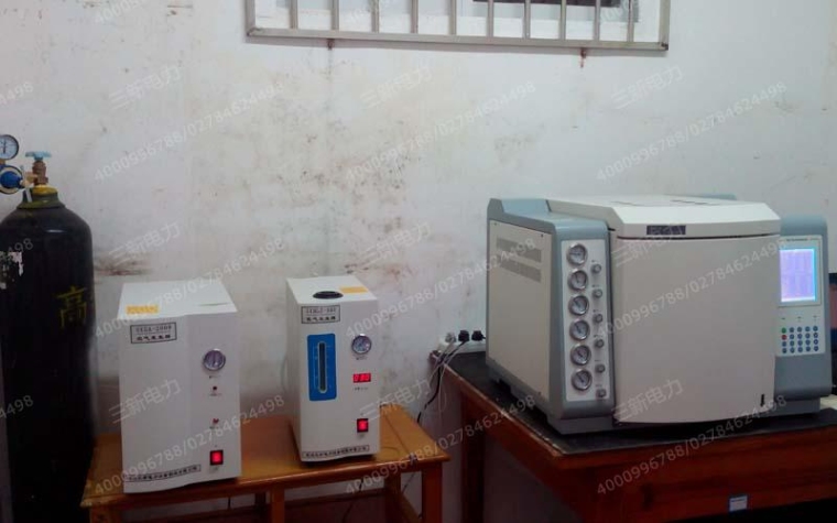 贵州地方电力中心试验研究所色谱分析仪现场试验图