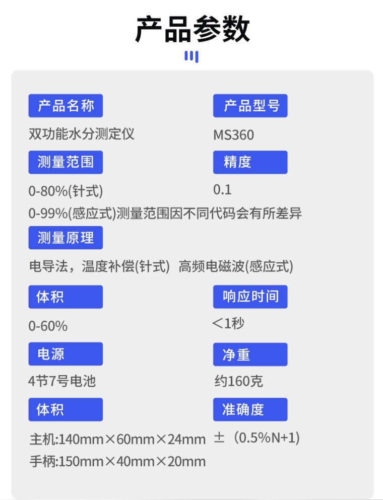 青岛拓科 MS360 双功能水分测定仪详情图7
