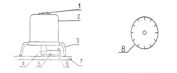 QGZ-24漆膜干燥时间测定仪结构图