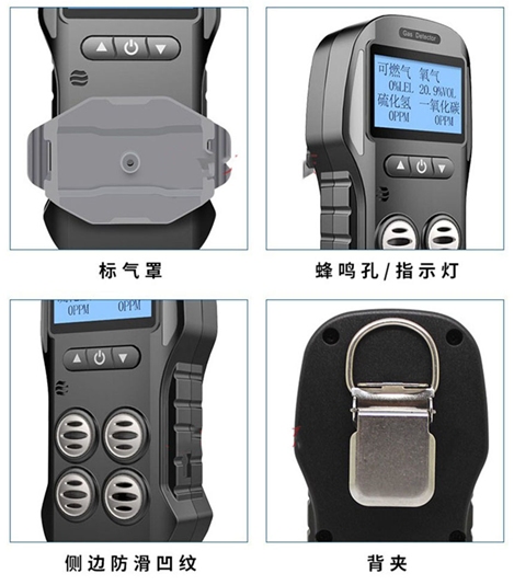 汇瑞埔 HRP-B1000-4 标准四合一气体检测仪详情图1