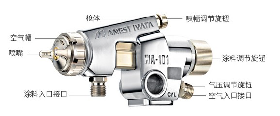 岩田WA-101-101P自动喷枪结构图